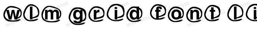 WLM Grid Font Light Regular字体转换